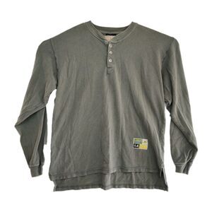 Gameworks Apparel Shirt Men's Medium Olive Green Embroidered Logos
